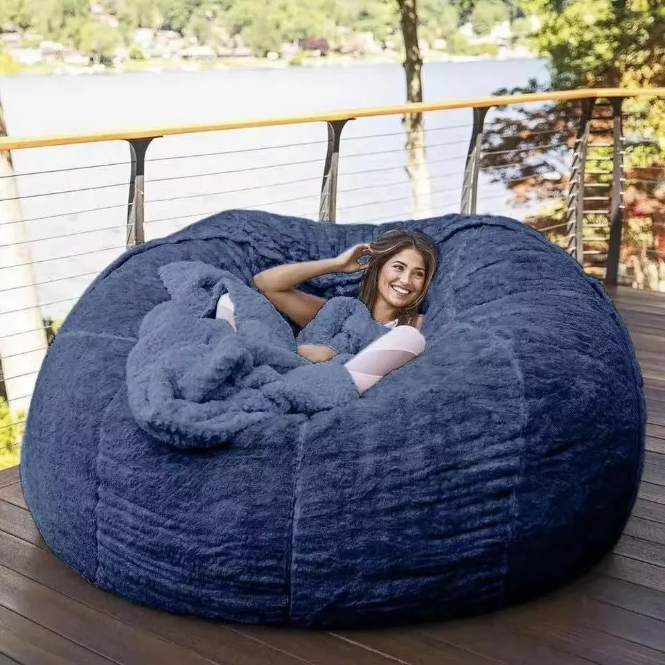 Plush Recliner Bean Bag for Ultimate Bedroom Comfort (Copy)