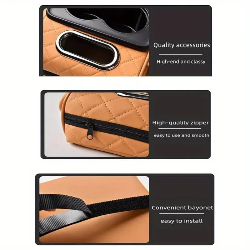 SUV & Truck Armrest Organizer with Cup Holders