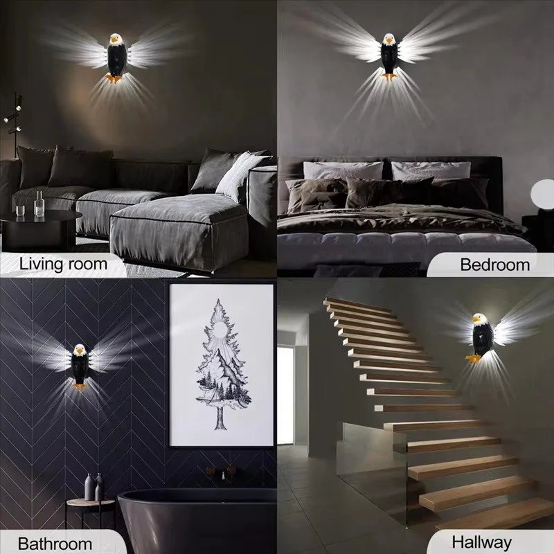 Eagle Wall Lamp with Remote & Magnetic Base