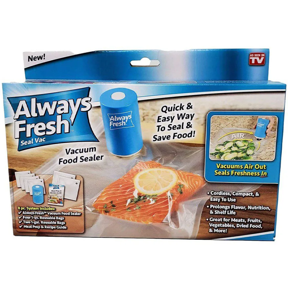جهاز تفريغ هواء لاسلكي للأكياس Always Fresh Seal