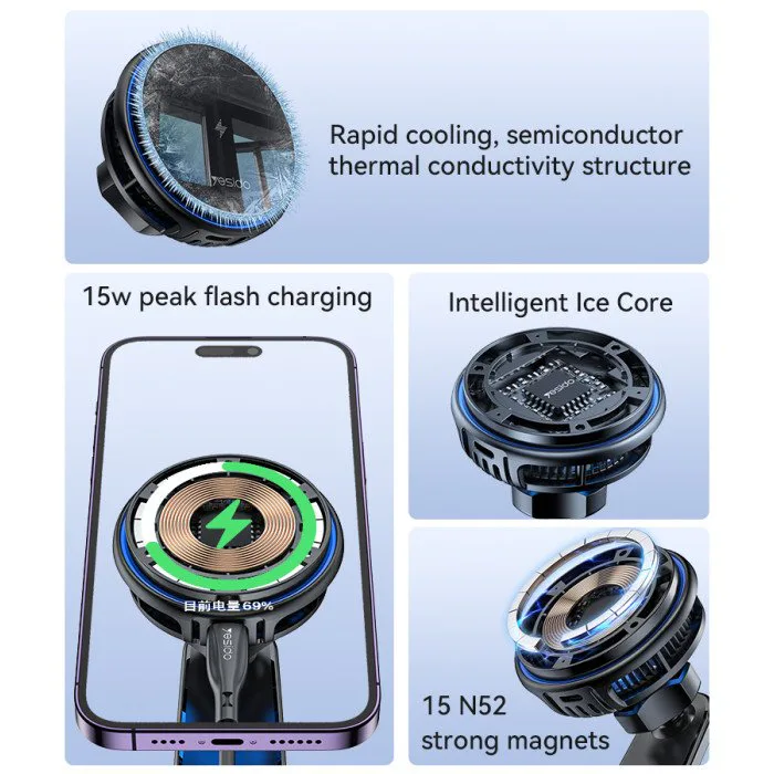 Semiconductor Ice Cooling Wireless Fast Charge