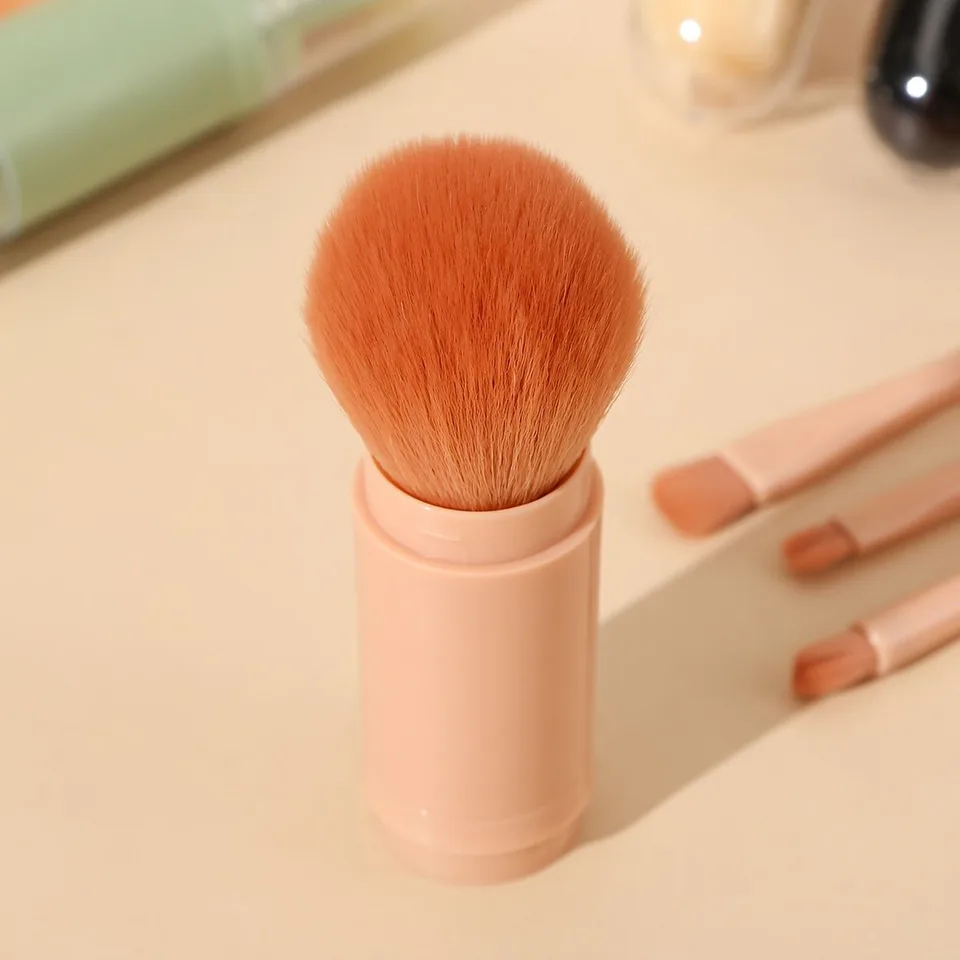 4-in-1 Double-Headed Makeup Brushes Set for Girls