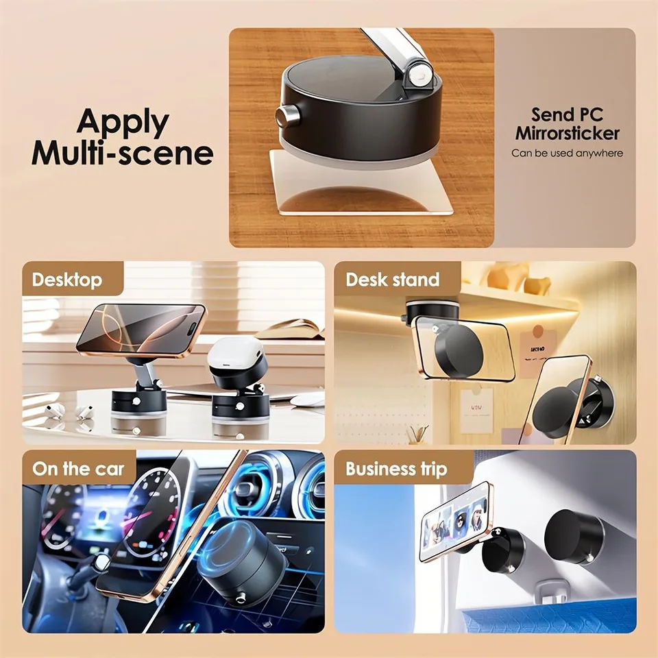 Compact Dual-Sided Magnetic Phone Holder