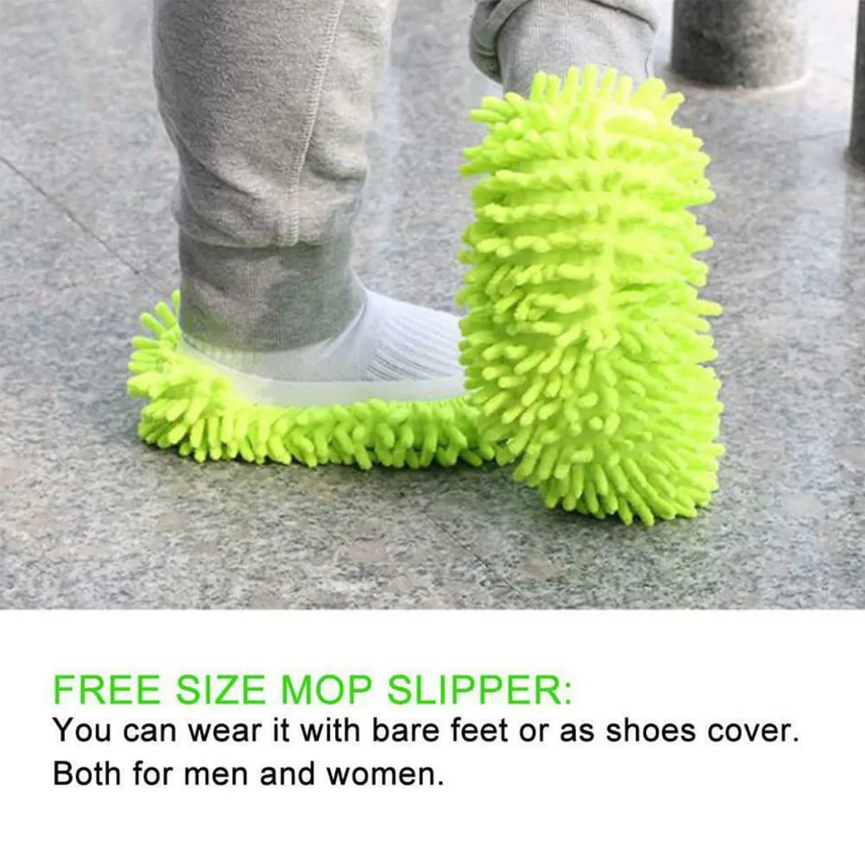 Mop Slippers Lazy Floor Polishing Cleaning Socks