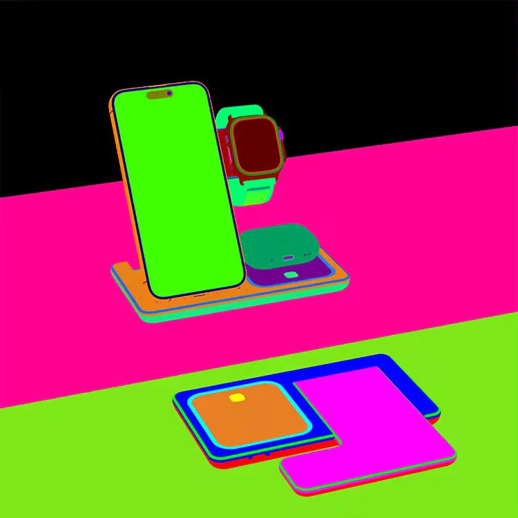 Wireless Phone Charging Station 3 in 1