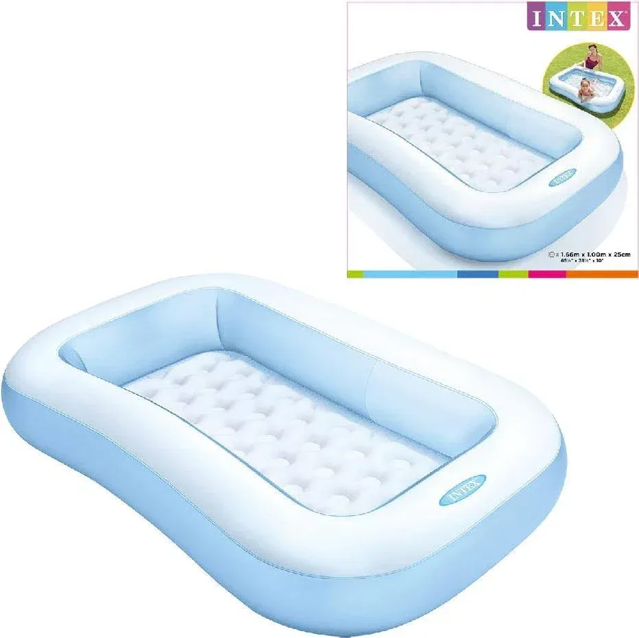 Rectangular Baby Pool with Soft Inflatable Floor