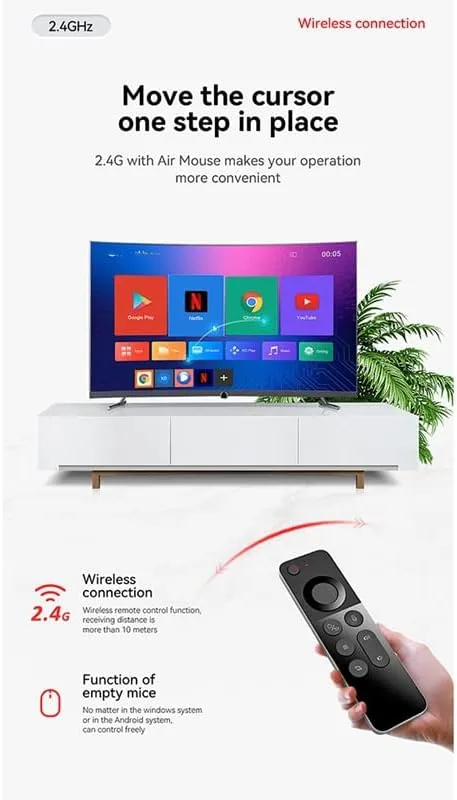 Wireless Voice Air Mouse Remote Controller