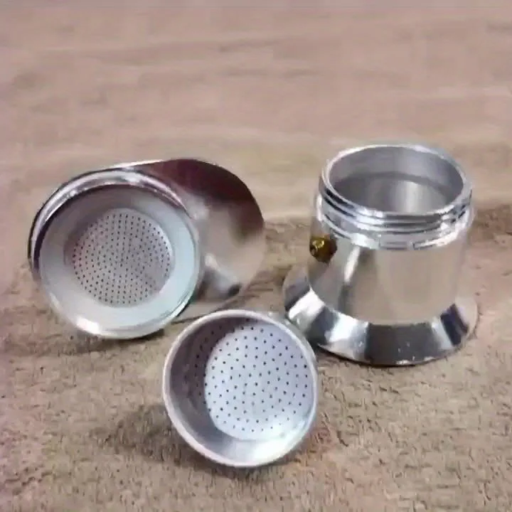 Compact Italian Moka Pot for Home or Travel Use