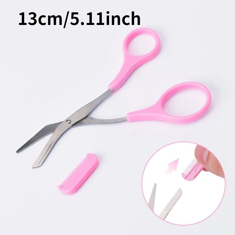 Precision Eyebrow Trimmer with Comb for Flawless Grooming