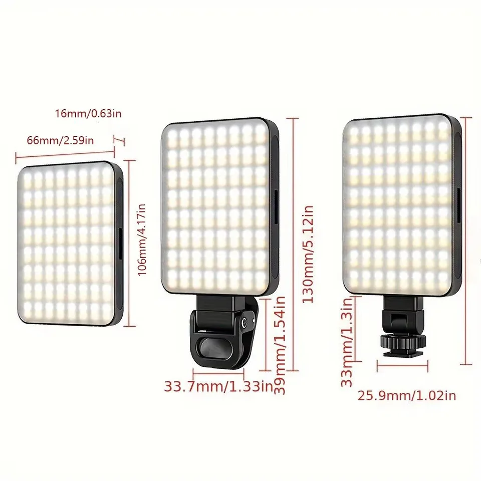 Rechargeable Magnetic LED Selfie Light