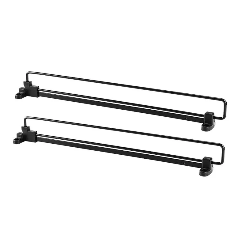 Modern Telescopic Wardrobe Hanger Rod - Durable Metal