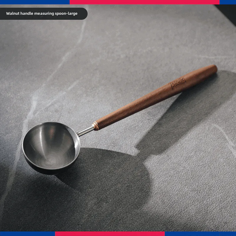 Bincoo Walnut Coffee Scoop: Elegant, Precise Measuring