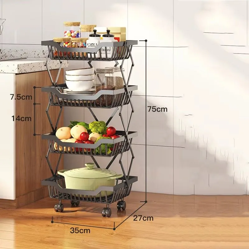 Stretch Fruit Basket Stand