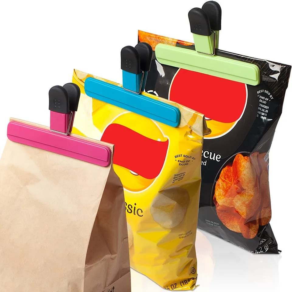 Versatile Heavy Duty Food Bag Clips for Freshness