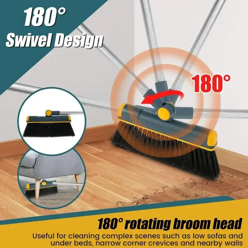 Foldable Broom And Scoop Set
