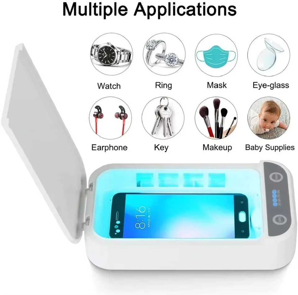 Multifunction Mobile Phone UV Light Sterilizing Box with