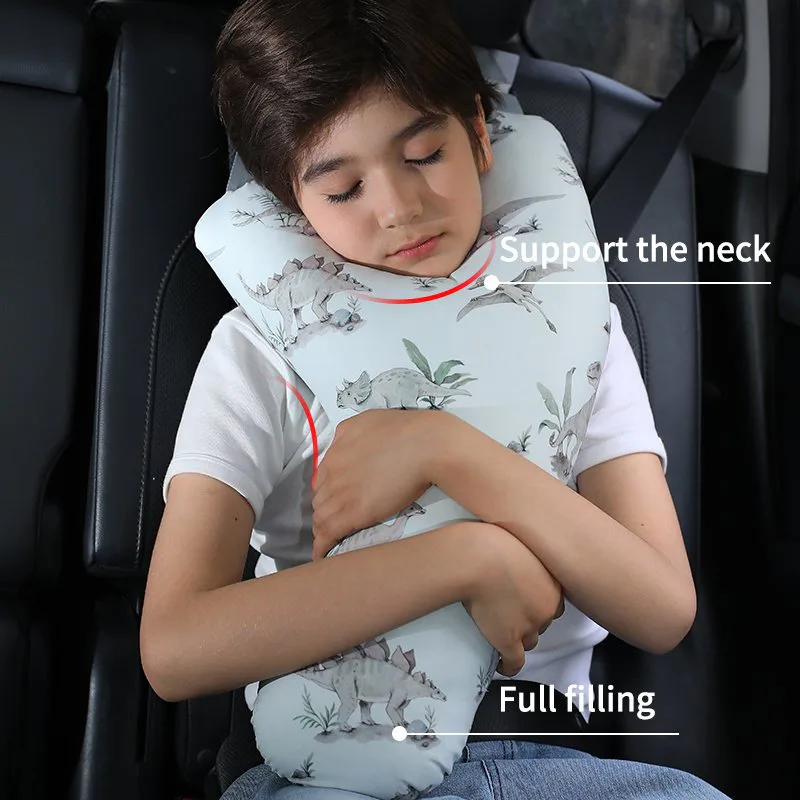 Y-Shaped Kids Travel Pillow for Car, Train & Plane Comfort