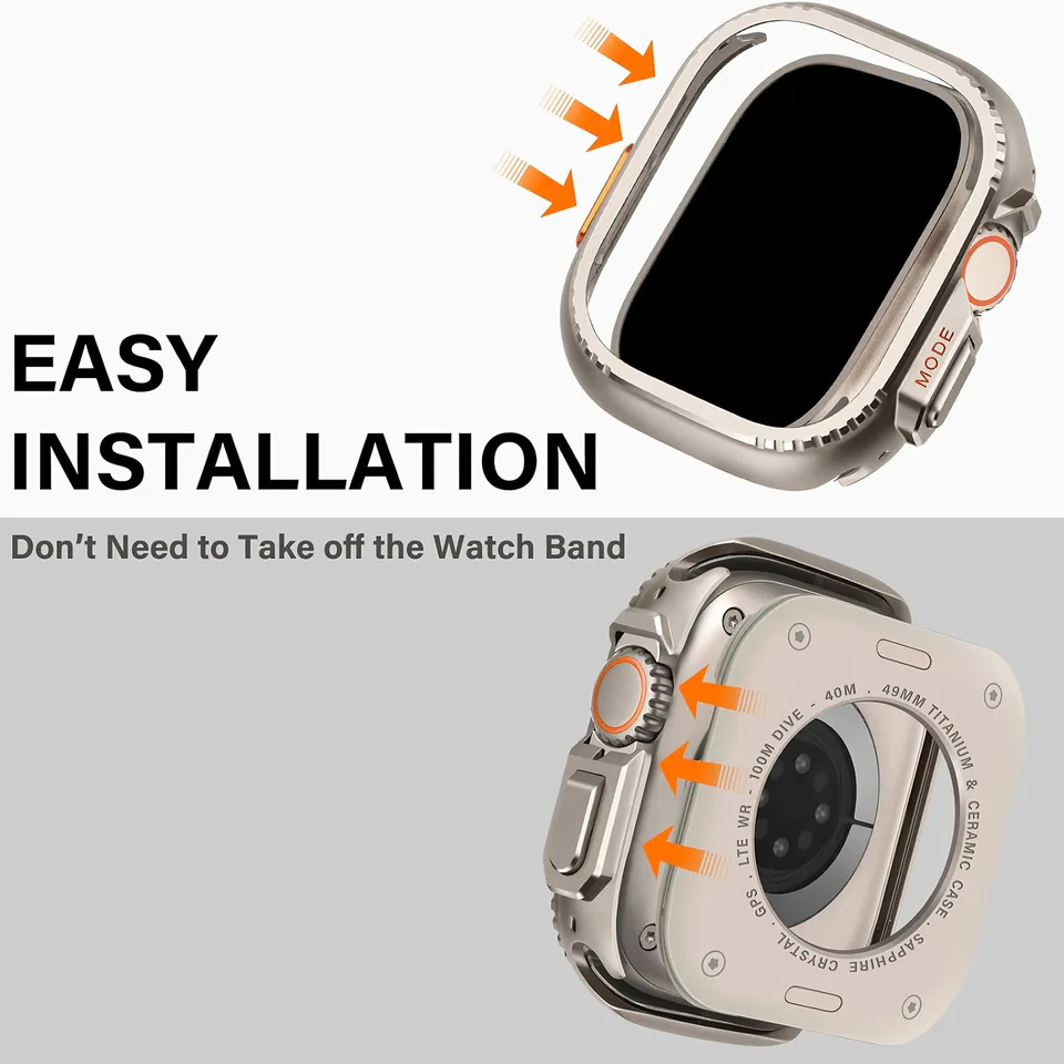 Aluminum Alloy Bumper Case for i Watch Series