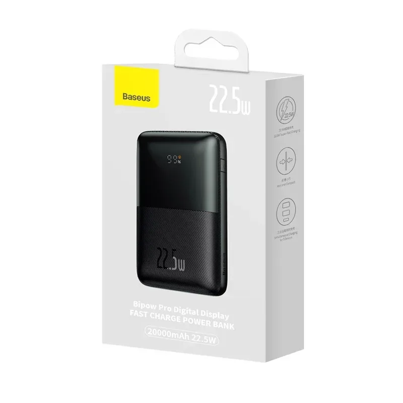 Power Bank 20000mAh 22.5W Bipow Pro