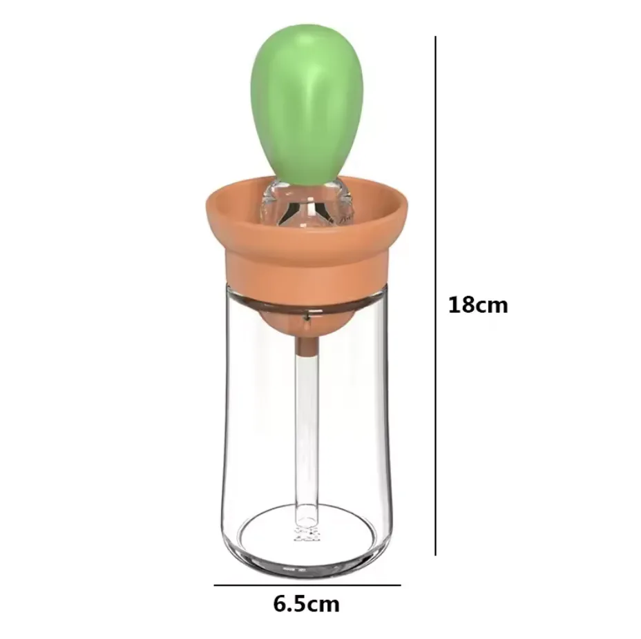 Oil Bottle With Silicone Brush