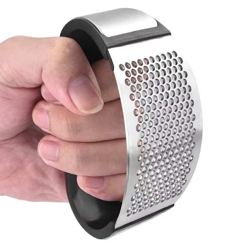 1pcs Stainless Steel Garlic Press Manual Garlic