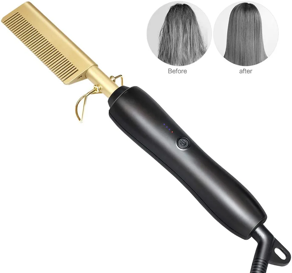 Hot Comb Straightener Electric Hair