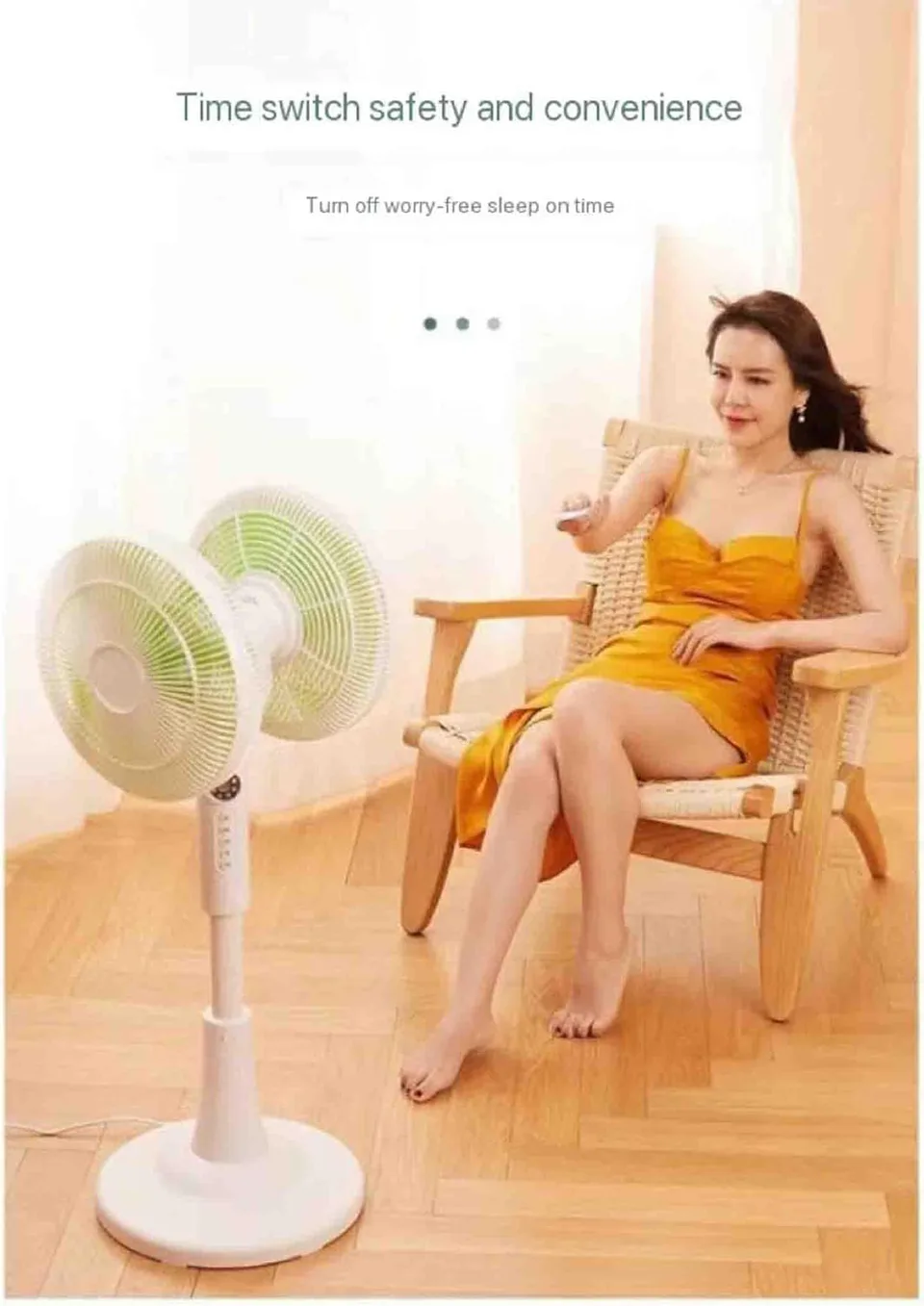 Double Heads 360 Degree Fan