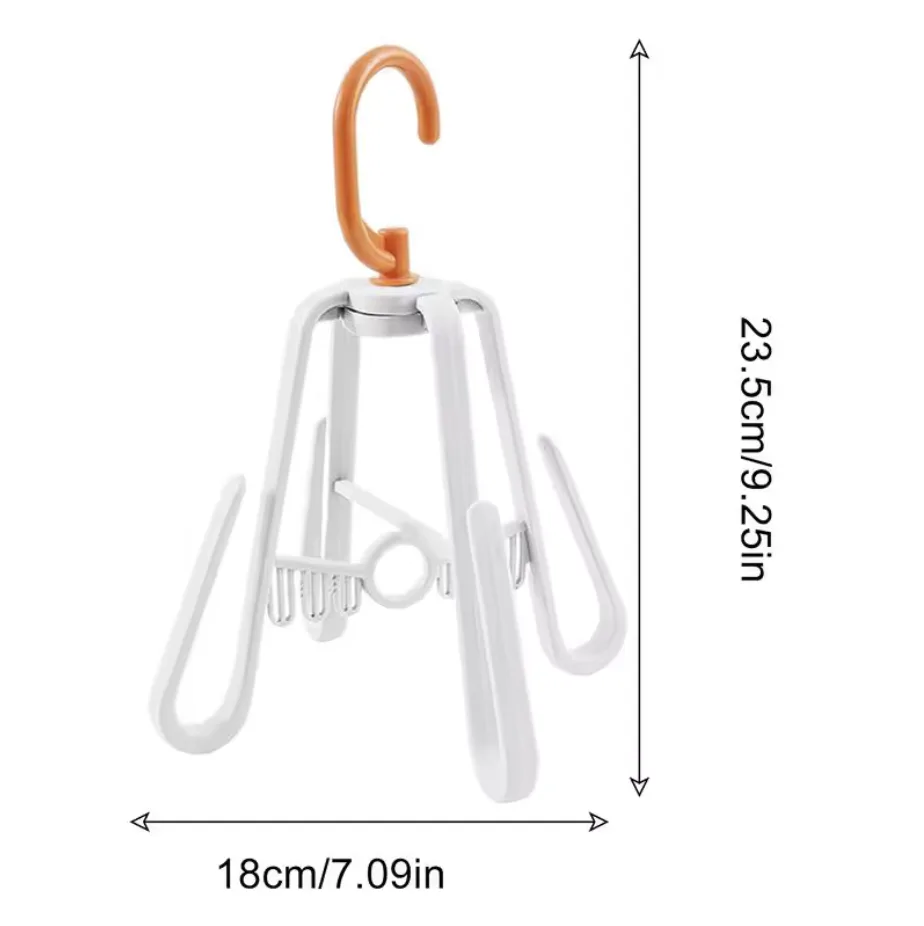 Rotating Shoe Drying & Storage Hanger Rack