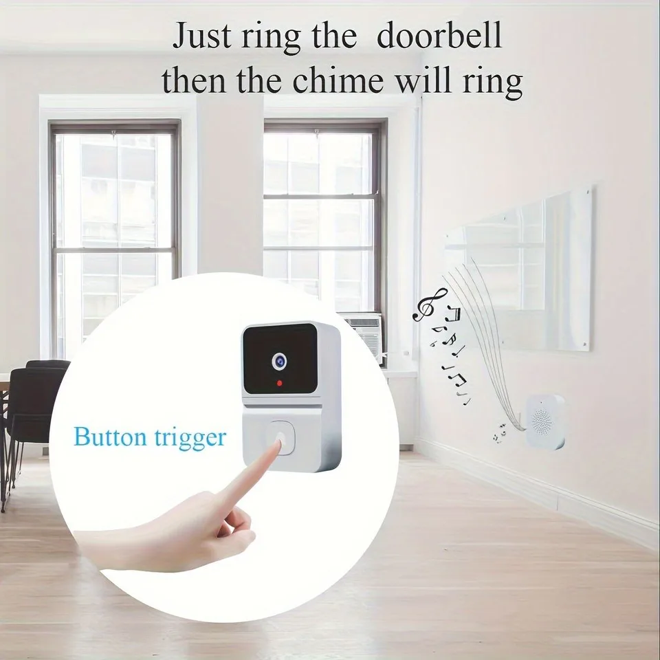 Smart Doorbell with 2-Way Audio & Night Vision