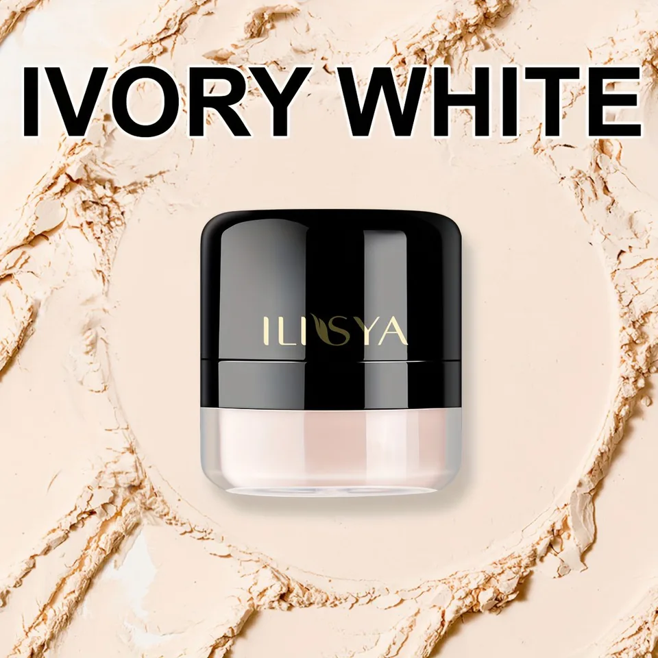 ILISYA Loose Powder With Mushroom Head Makeup Foundation