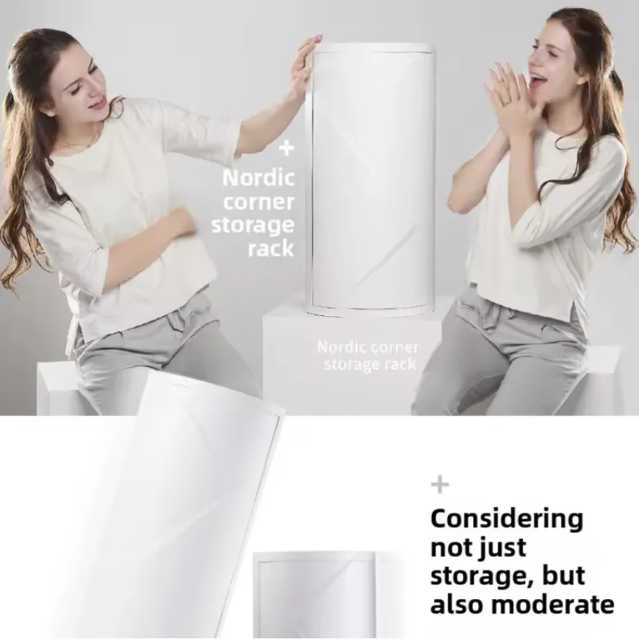 360° Rotating Bathroom Storage Rack – Wall Mounted