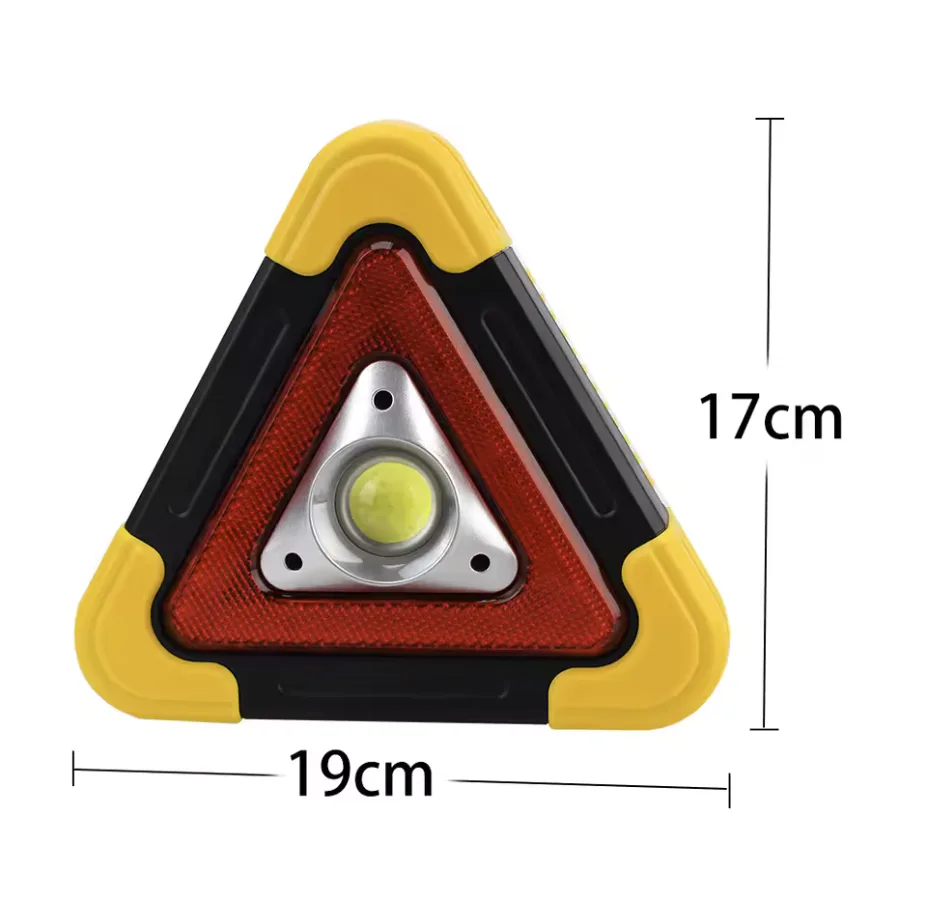 LED Car Emergency Light Solar Triangle