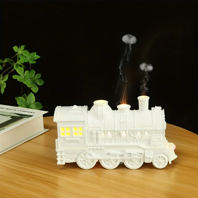Mini Train Oil Diffuser: USB-Powered, Dual Mist Modes
