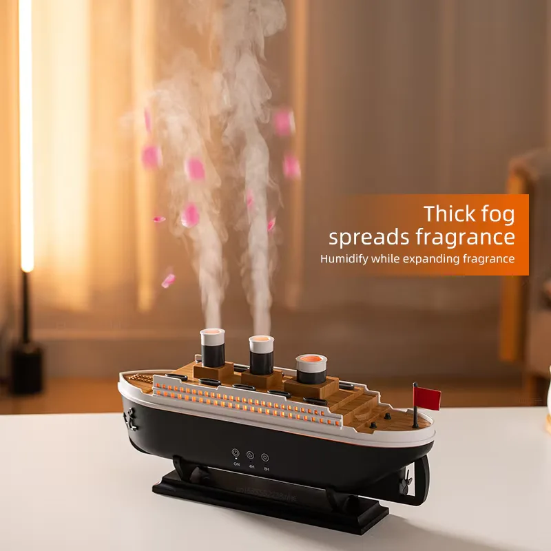 Remote-Control Aromatherapy Humidifier with Nightlight