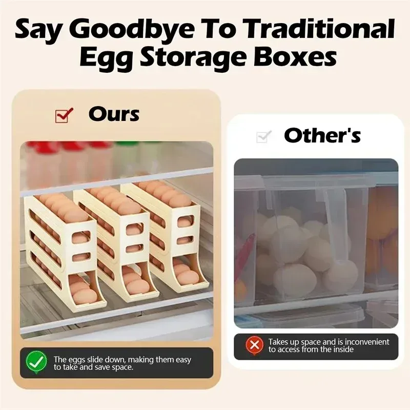 Egg Storage Box Organizer