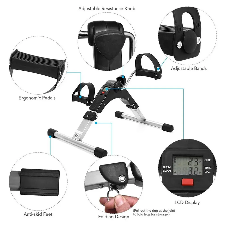 Portable Foot and Leg Exercise Bike