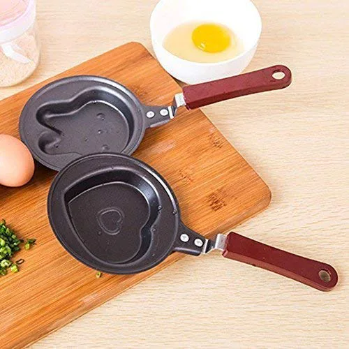 مقلاة صغيرة غير لاصقة لعمل العجة بتصميم قطط ظريف