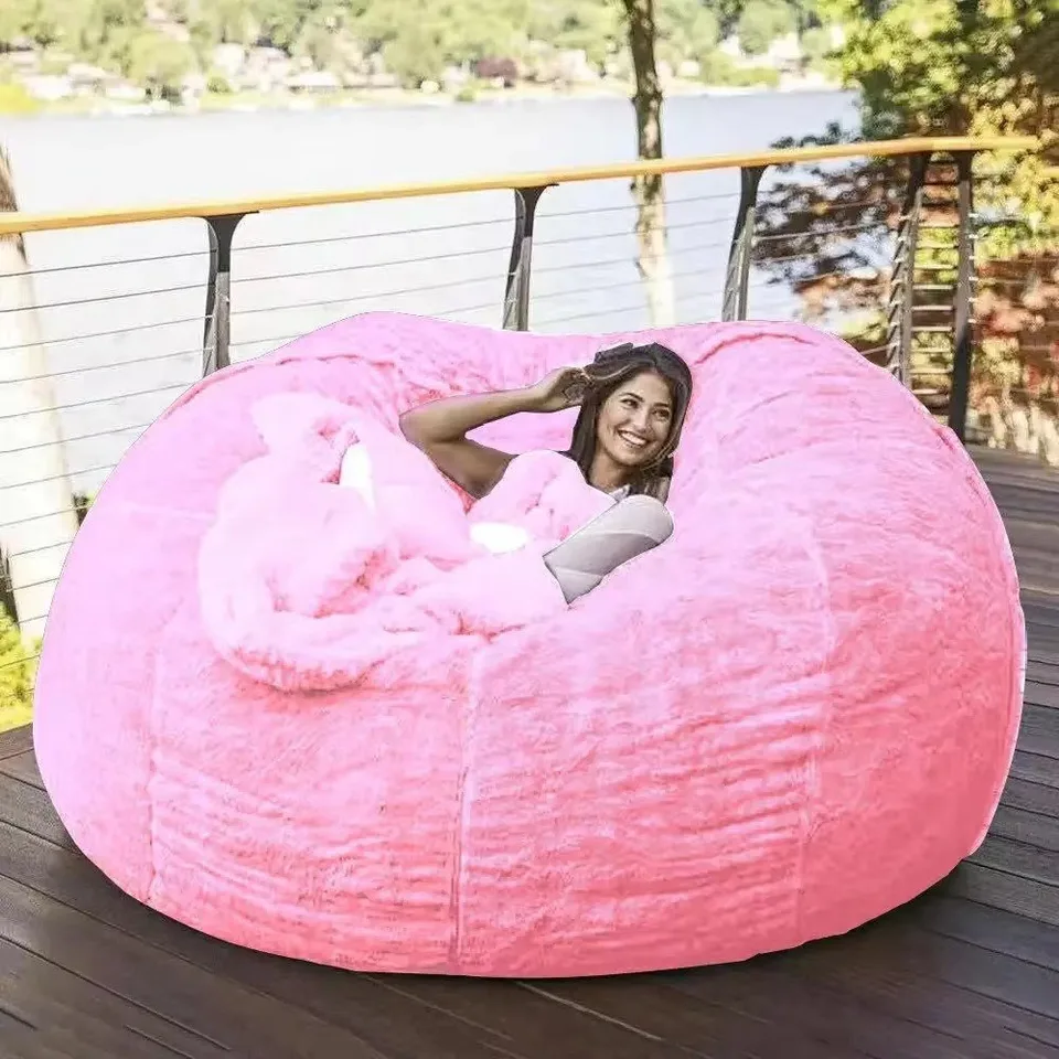 Plush Recliner Bean Bag for Ultimate Bedroom Comfort (Copy)