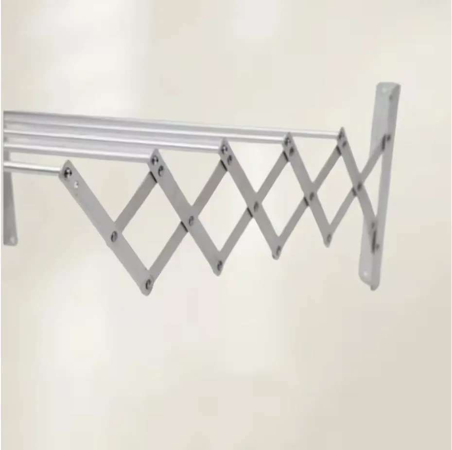 Aluminium wall metal folding extendable clothesline 80CM