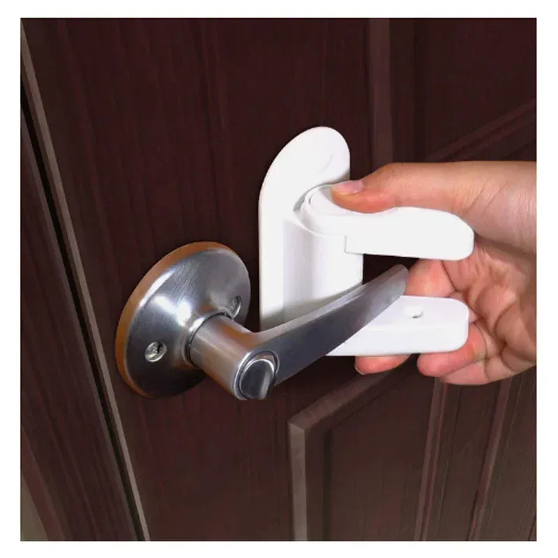 baby safety door lever lock