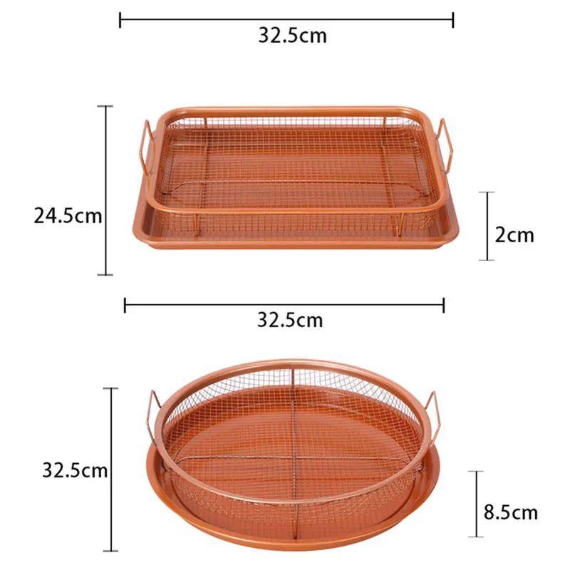 CopperTray Oil Frying Roast Pan
