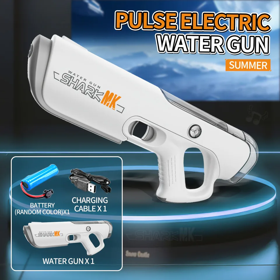 Electric Water Gun with Ergonomic Grip
