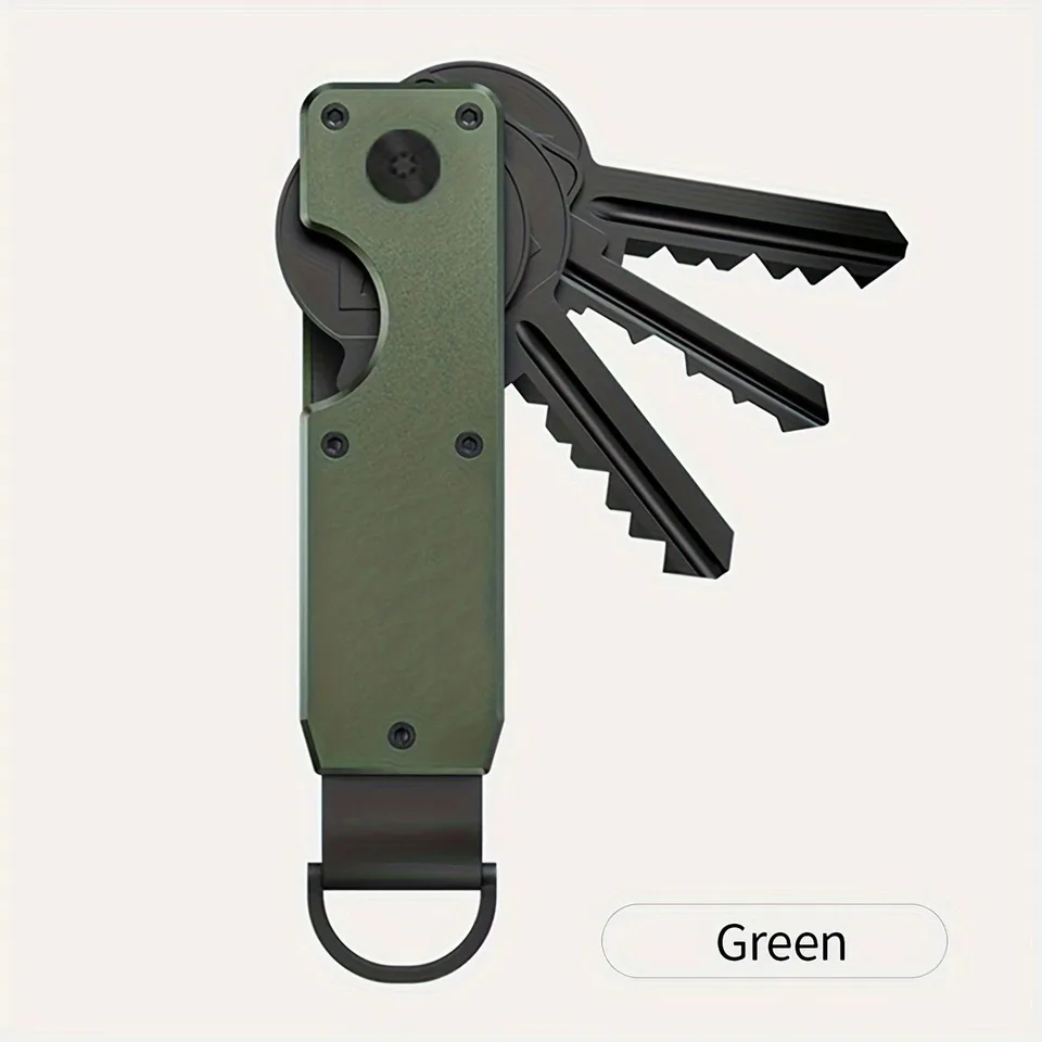 Compact Aluminum Keychain Holder: Sleek & Durable Design