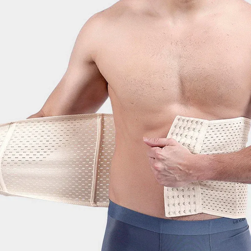 Men Slimming Body Shaper Waist Trainer Trimmer Belt Corset For