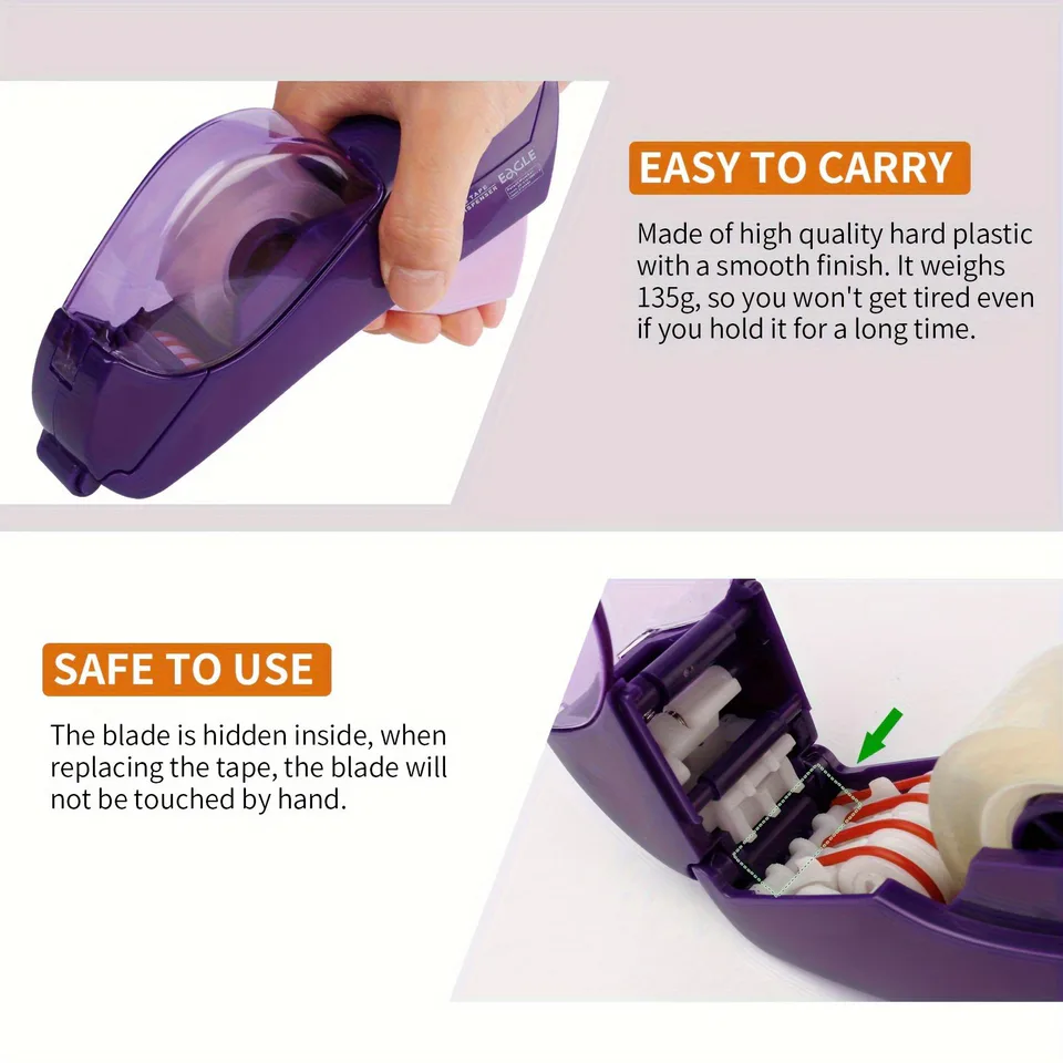 Effortless Ergonomic Tape Dispenser for Crafts