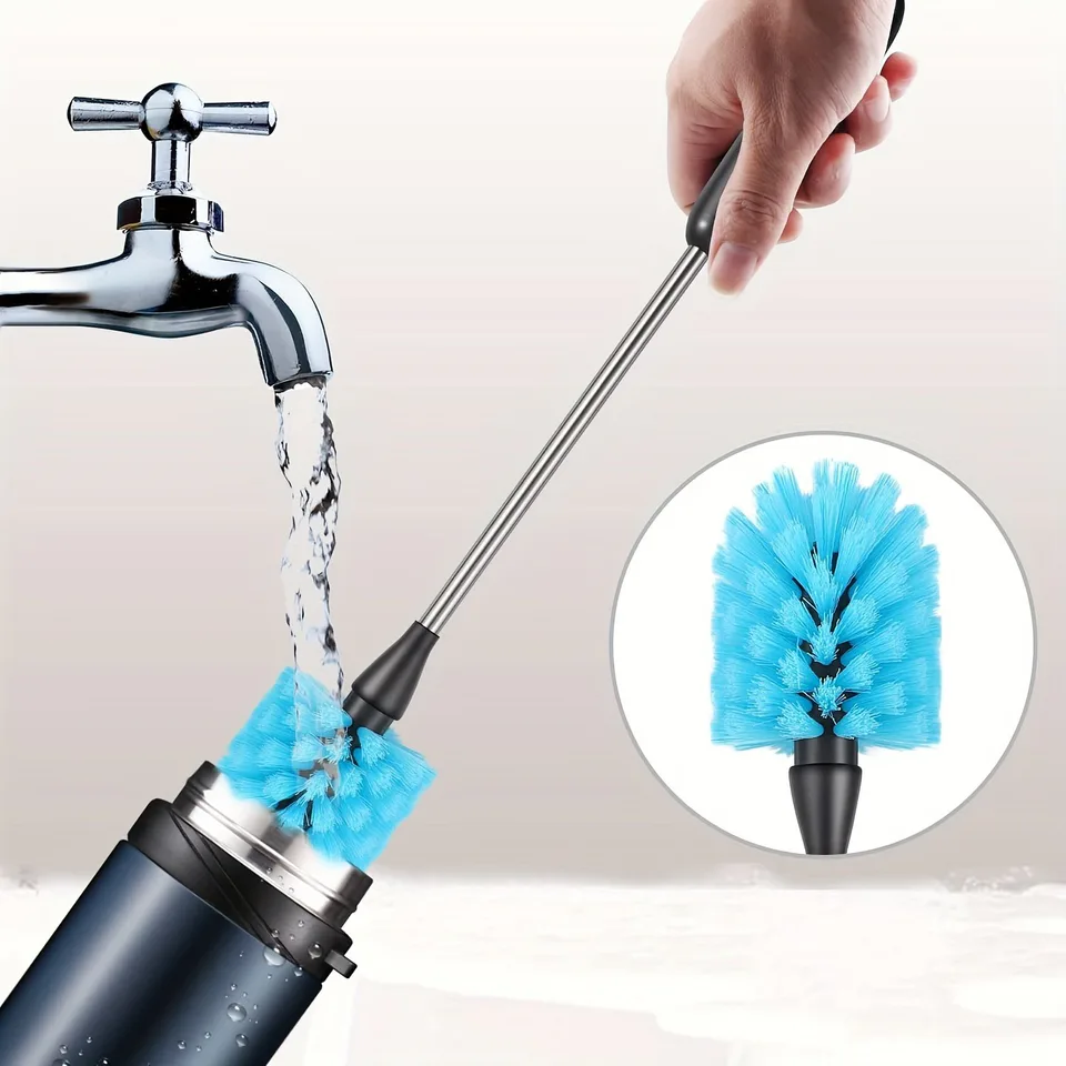 Stainless Steel Bottle Brush Set for Effortless Cleaning