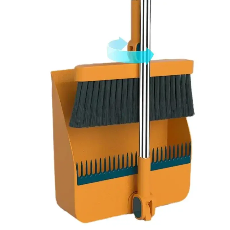 Foldable Broom And Scoop Set