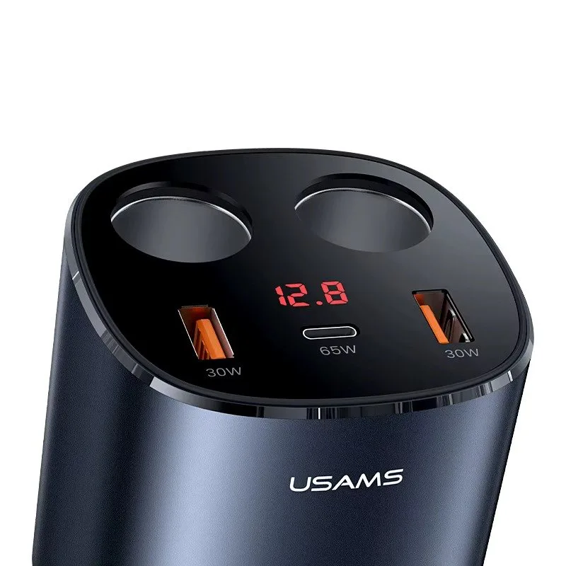 Car Charger – 245W Fast Charge with Dual Cigarette Lighters