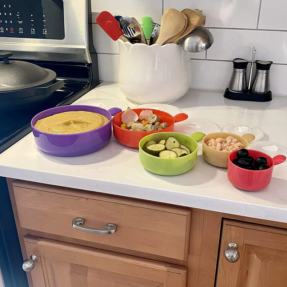 Evelots Set of 5 Deluxe Microwave And Freezer Bowls