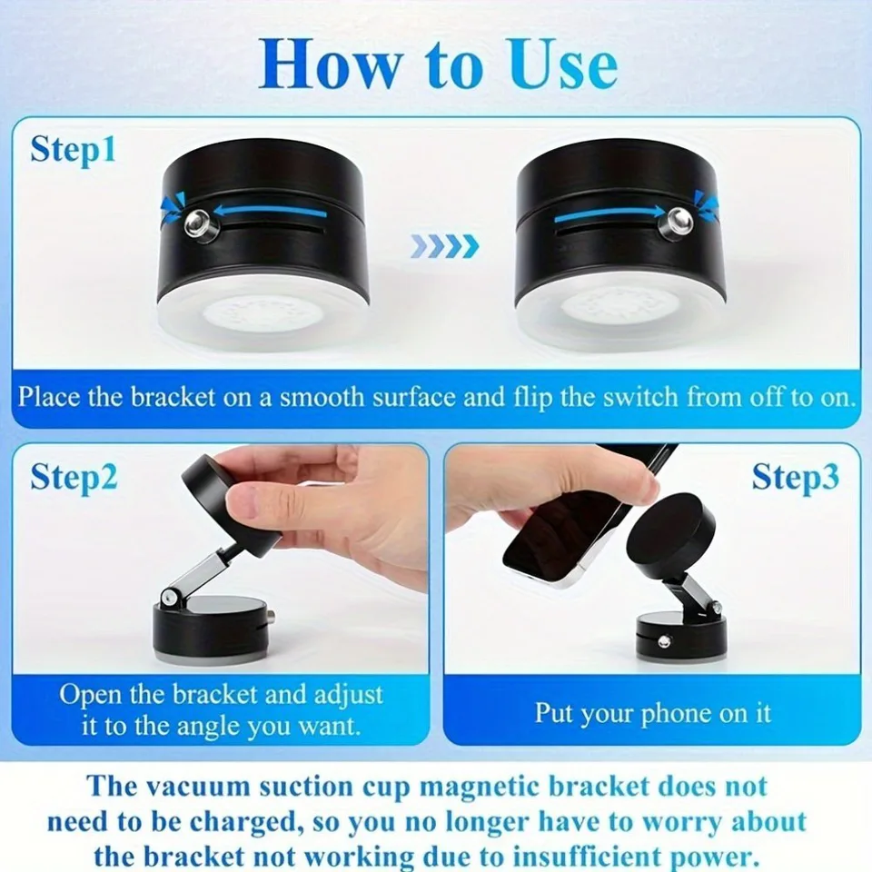 Compact Dual-Sided Magnetic Phone Holder
